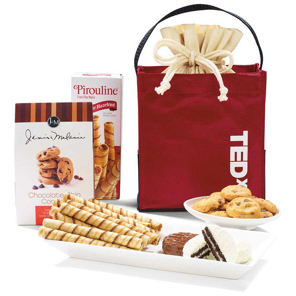 Gourmet Expressions Red Kali Cookie Tote Gift Set