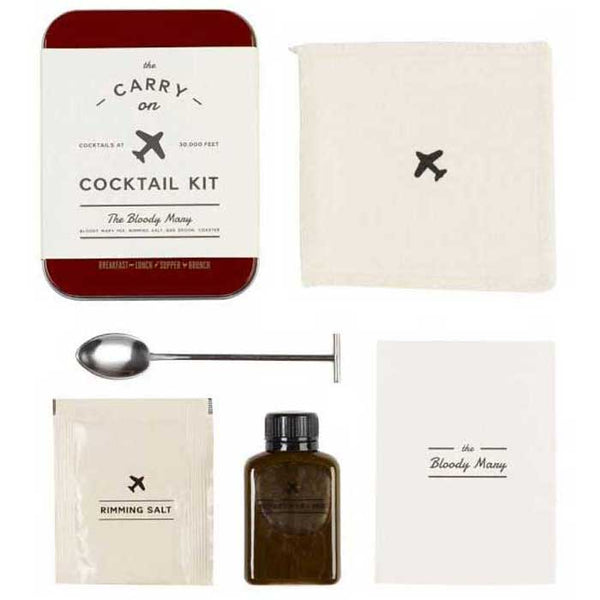 W&P Burgundy Bloody Mary Carry On Cocktail Kit