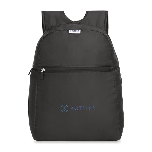 RuMe Black Recycled Backpack