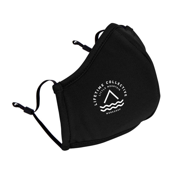 Gemline Black Reusable Athleisure Face Mask