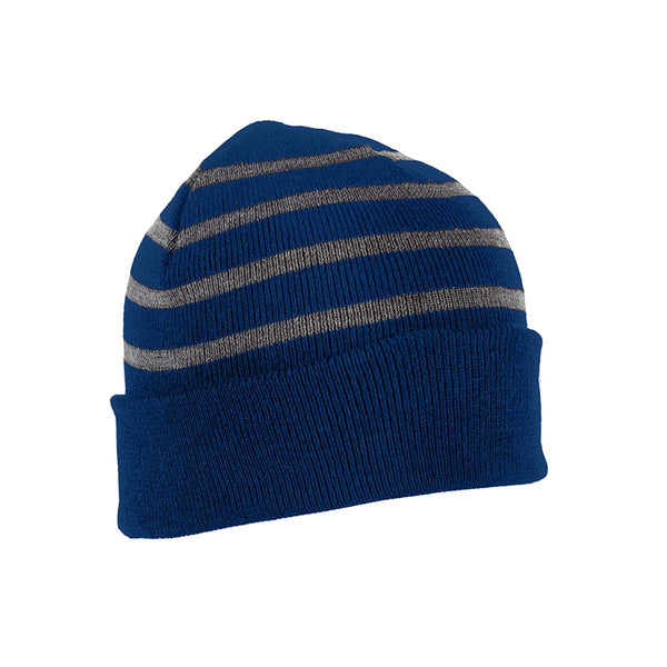 Antigua Dark Royal/Charcoal Heather Crisp Beanie