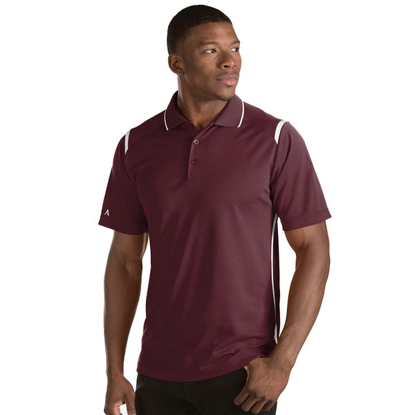 Antigua Men’s Maroon/White Merit Polo