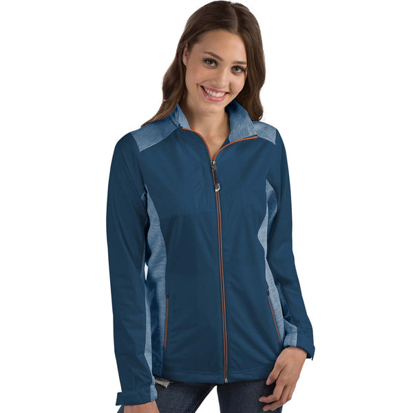 Antigua Women’s Navy/Mango Revolve Full Zip