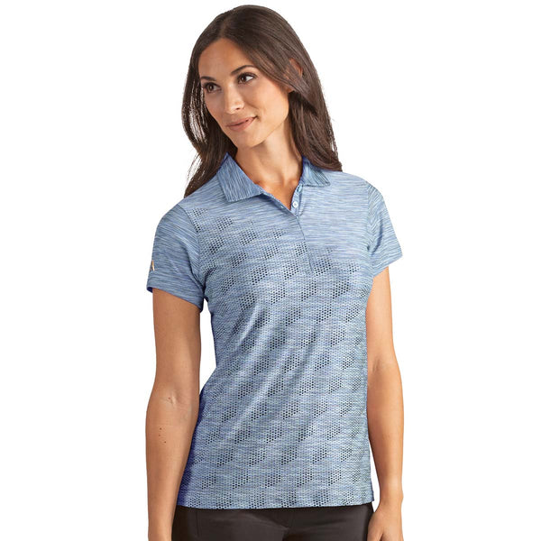 Antigua Women’s Frost/Black Multi Chance Polo