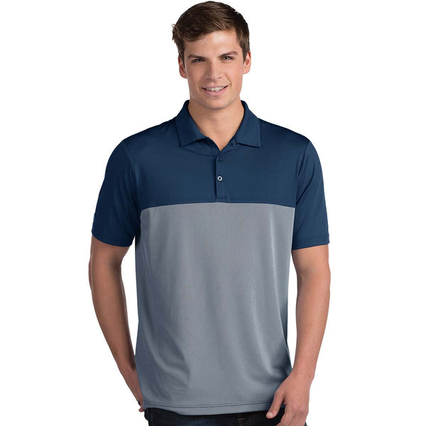 Antigua Men’s Navy/White Venture Polo