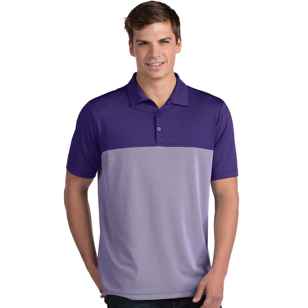 Antigua Men’s Dark Purple/White Venture Polo