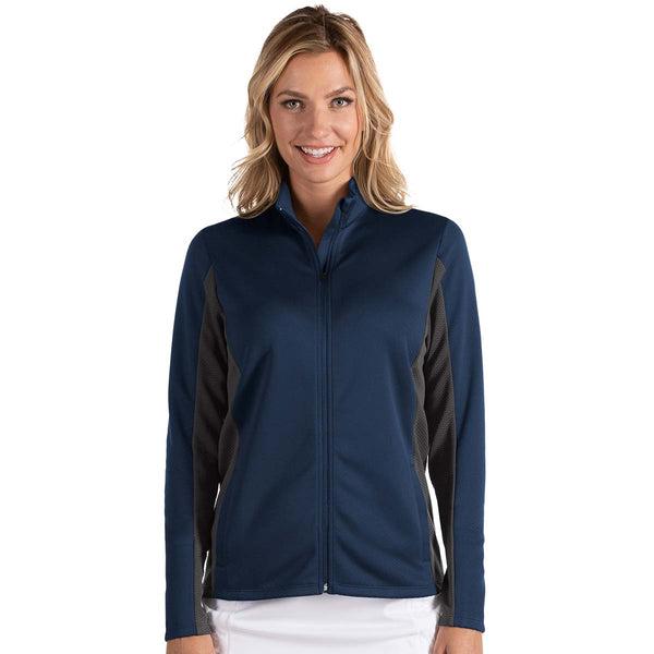 Antigua Women’s Navy/Smoke Passage Full Zip