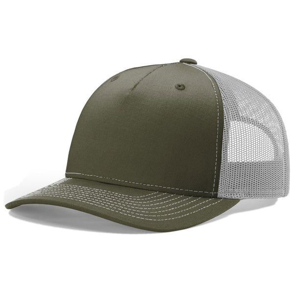 Richardson Beetle/Quarry Mesh Back Five Panel Trucker Hat