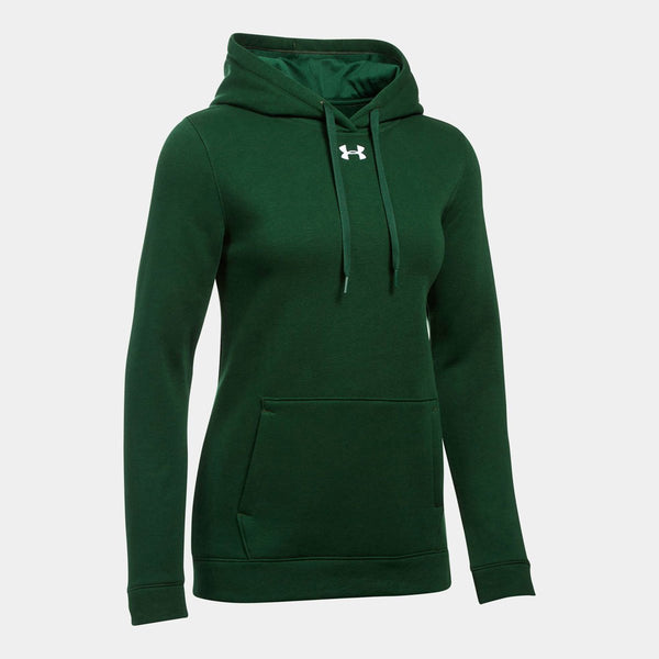 Rally Under Armour Women’s Forest Green Hustle Fleece Hoody