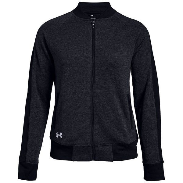 Under Armour Women’s Black Light Heather Peak Performance Bomber Jacket