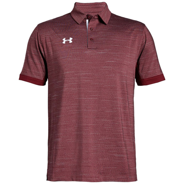 Under Armour Men’s Cardinal Medium Heather Elevated Polo