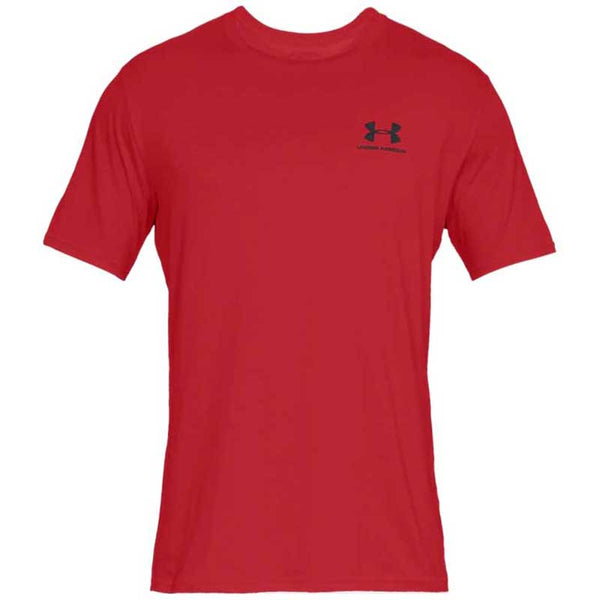 Under Armour Men’s Red Sportstyle Left Chest Short Sleeve