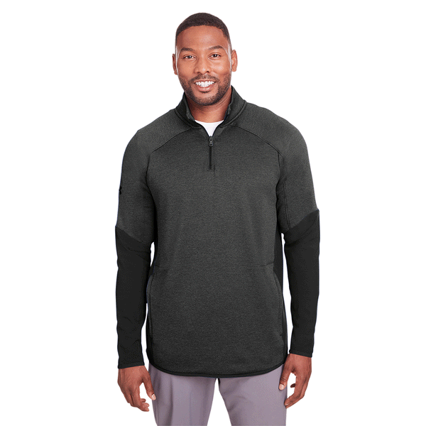 Rally Under Armour Men’s Black Corporate Hybrid Quarter Zip