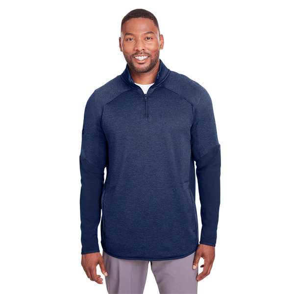 Rally Under Armour Men’s Navy Corporate Hybrid Quarter Zip