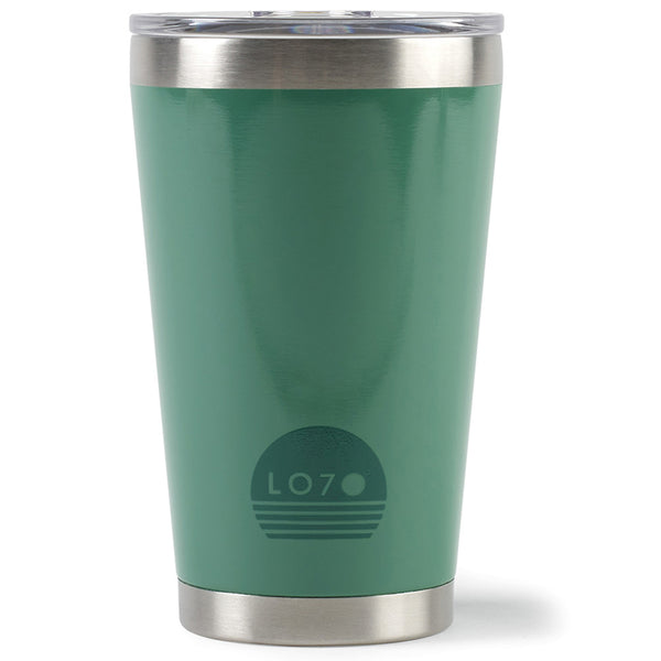 Aviana Sage Opague Gloss Vale Double Wall Stainless Pint-16oz