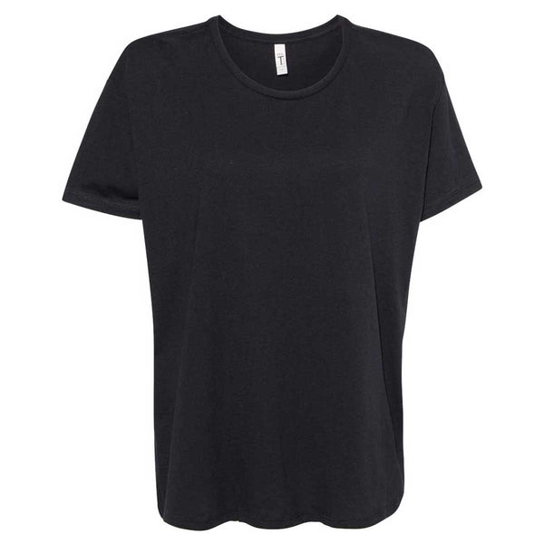 Next Level Women’s Black Ideal Flow Tee