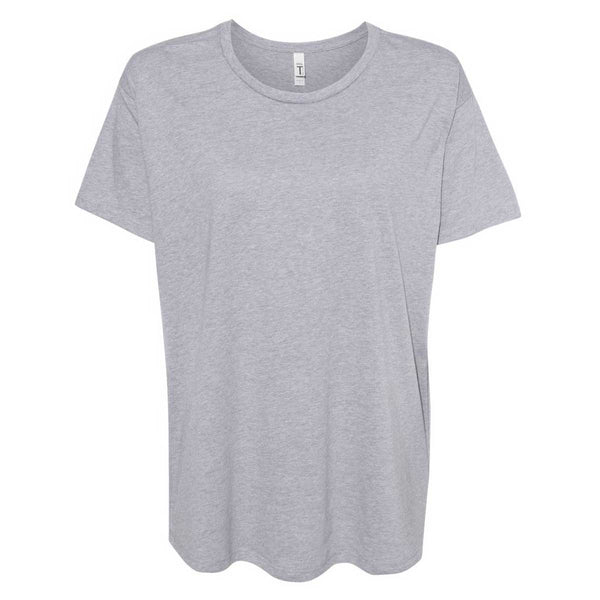 Next Level Women’s Heather Grey Ideal Flow Tee