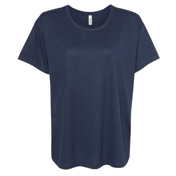 Next Level Women’s Midnight Navy Ideal Flow Tee