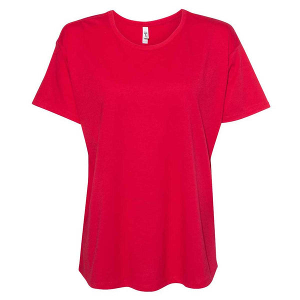 Next Level Women’s Red Ideal Flow Tee