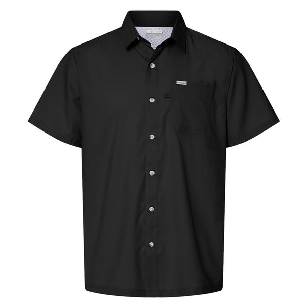 Columbia Men’s Black Slack Tide Camp Shirt