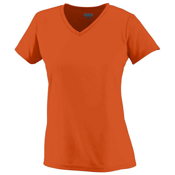 Augusta Sportswear Women’s Orange Wicking-T-Shirt