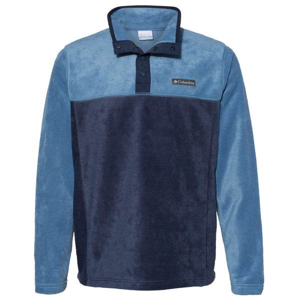 Columbia Men’s Collegiate Navy/Scout Blue Steens Mountain Half-Snap Pullover