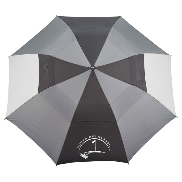 Slazenger Grey/Black 55″ Vented, Auto Open Folding Golf Umbrella