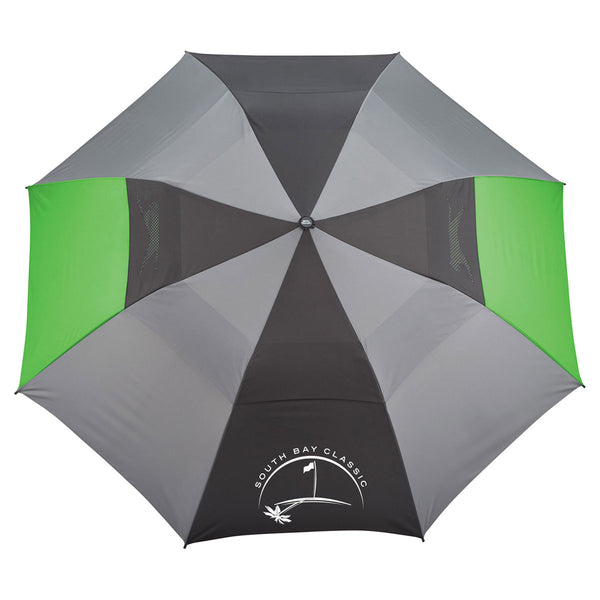 Slazenger Lime Green/Black 55″ Vented, Auto Open Folding Golf Umbrella