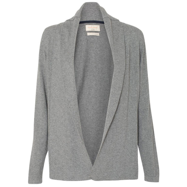 Weatherproof Women’s Medium Grey Heather Cotton Cashmere Cardigan