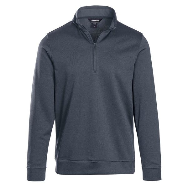 Landway Men’s Dark Ash Randall Heathered Knit Pullover