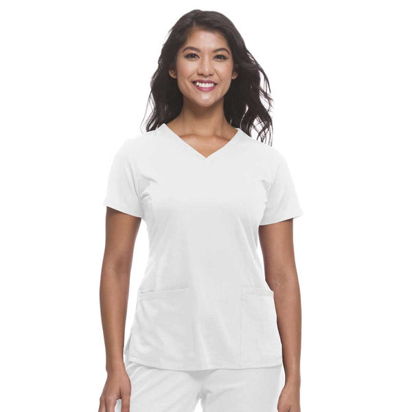 Healing Hands Women’s White HH Works Monica Top