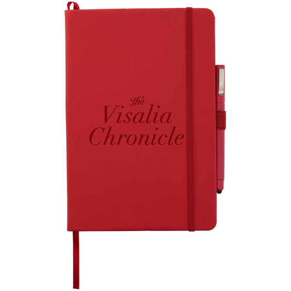 JournalBook Red Vienna Large Hard Bound Notebook (pen sold separately)