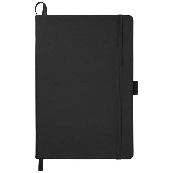 JournalBooks Black 5.5″ x 8.5″ Trento Hard Bound Notebook