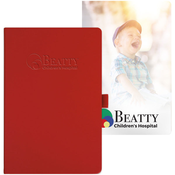 JournalBook Red Nova Soft Graphic Page Bound Notebook