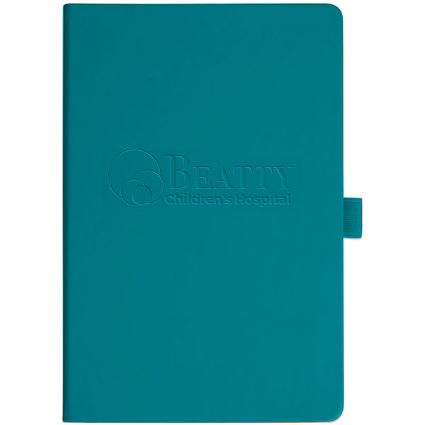 JournalBook Turquoise Nova Soft Deboss Plus Bound Notebook