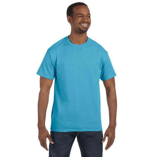 Jerzees Men’s Aquatic Blue 5.6 Oz Dri-Power Active T-Shirt