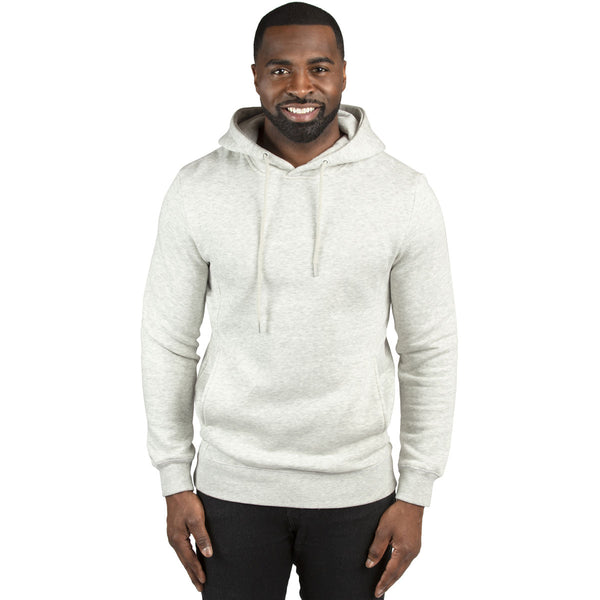 Threadfast Apparel Unisex Oatmeal Heather Ultimate Fleece Pullover Hooded Sweatshirt