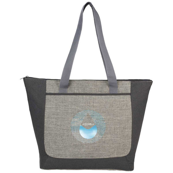 Leed’s Graphite Reclaim Two-Tone Recycled Zippered Tote