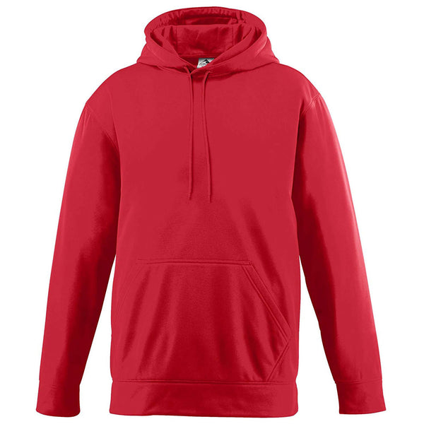 Augusta Sportswear Men’s Red Wicking Fleece Hood