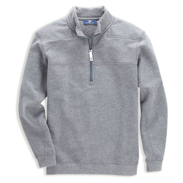 Vineyard Vines Men’s Charcoal Collegiate Shep Quarter Zip