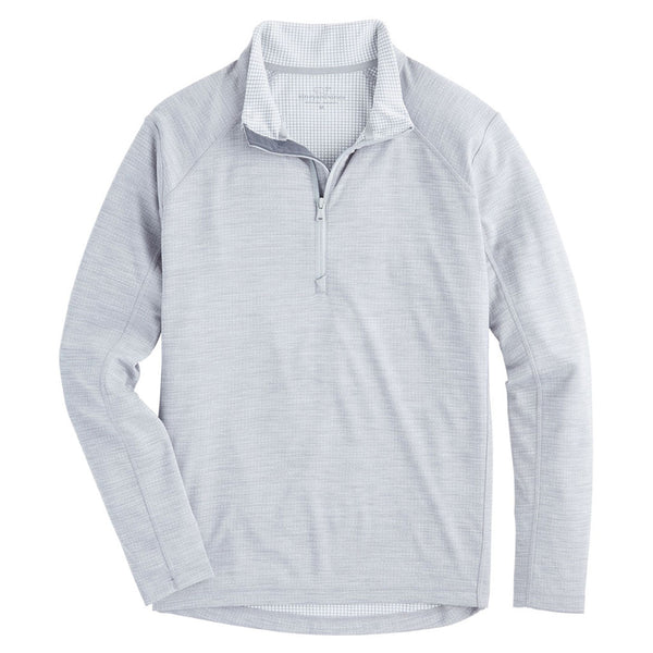 Vineyard Vines Men’s Grey Heather Sankaty Half Zip