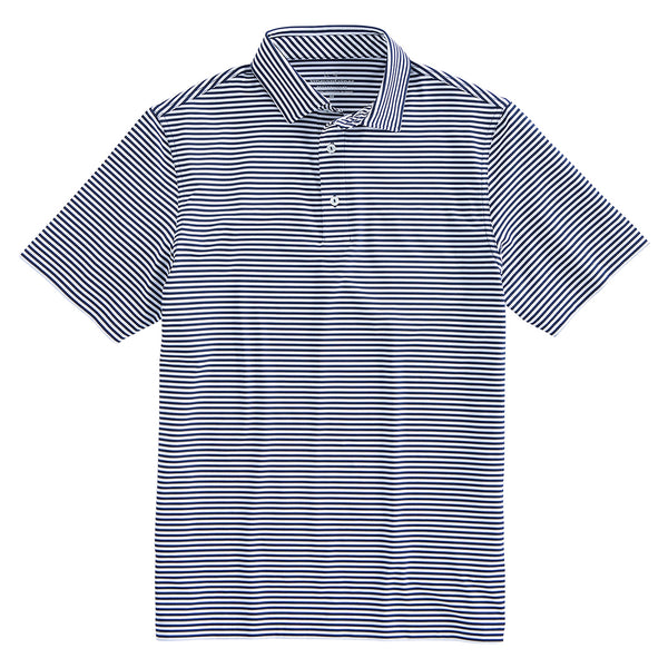 Vineyard Vines Men’s Deep Bay Winstead Sankaty Stripe Polo