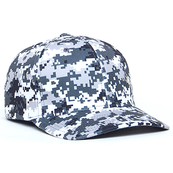 Pacific Headwear Snow Digital Camo Flexfit Cap