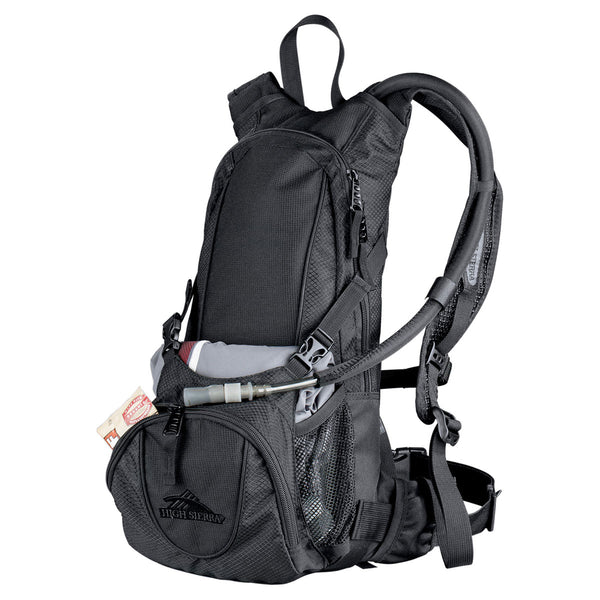 High Sierra Black Drench Hydration Backpack