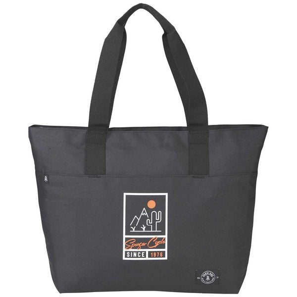 Parkland Black Fairview Zippered Computer Tote