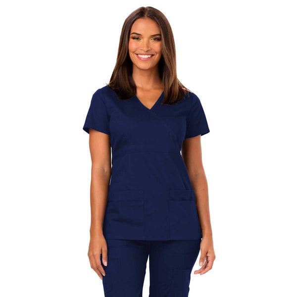 Dickies Women’s Navy EDS Signature Mock Wrap Top