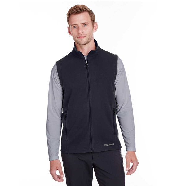 Marmot Men’s Black Rocklin Fleece Vest