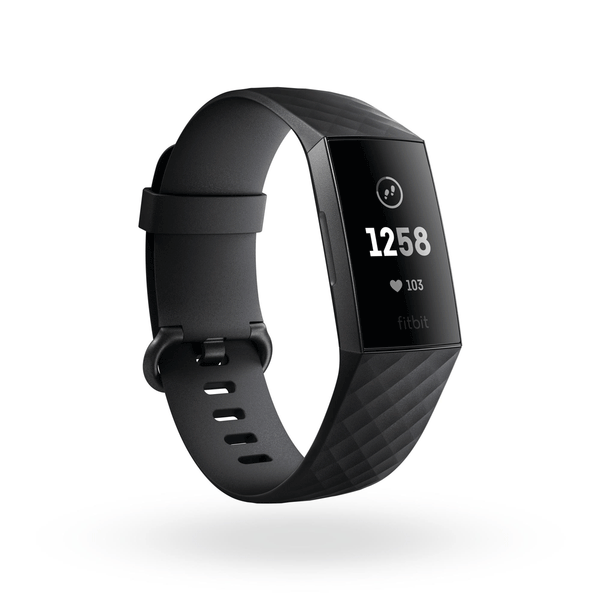 Fitbit Black/Graphite Charge 3 Fitness Tracker