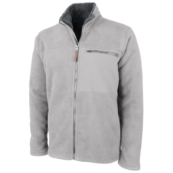 Charles River Men’s Light Grey Jamestown Fleece Jacket