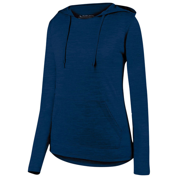 Augusta Sportswear Women’s Navy Shadow Tonal Heather Hoodie